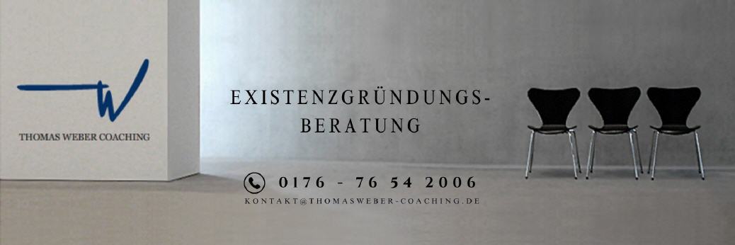 Existenzgr&uuml;ndung bei Thomas Weber Coaching Frankfurt Wiesbaden Mainz